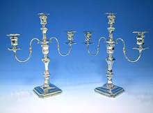 Hallmarked Silver Candelabra