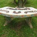 French Garden Table & Benches
