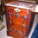 English Coal Bin with Marble Top