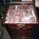 English Coal Bin with Marble Top