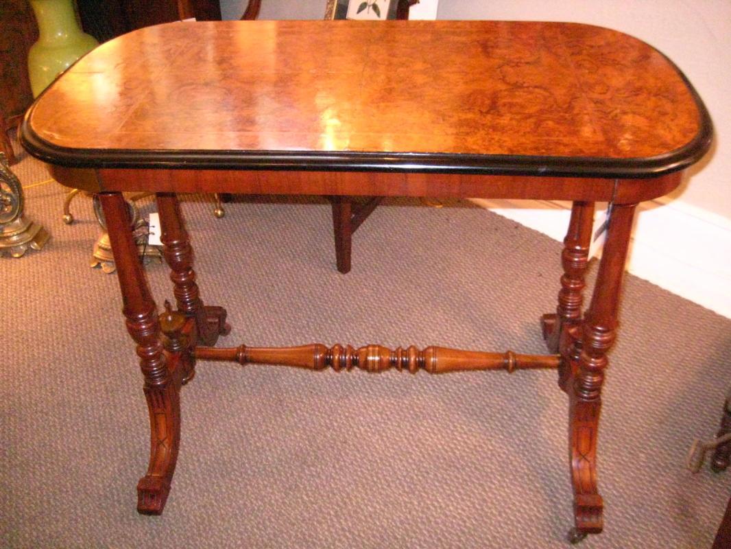 English Walnut Console Table