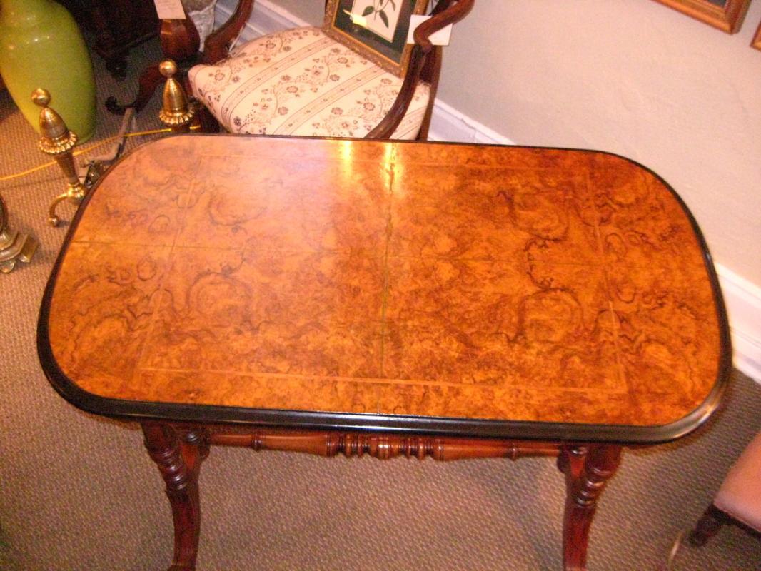 English Walnut Console Table
