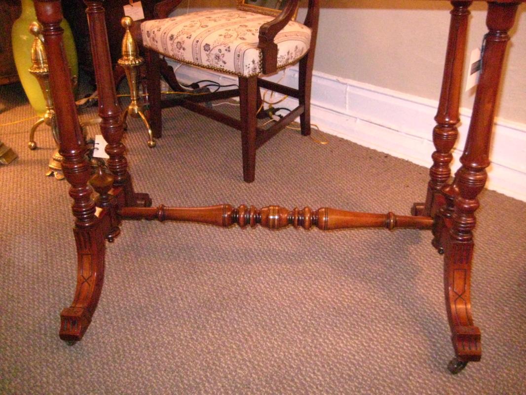 English Walnut Console Table