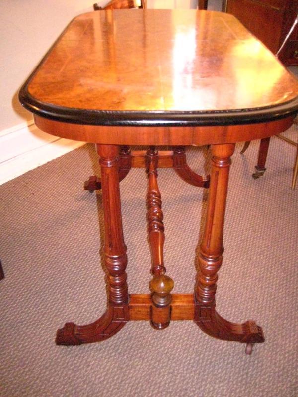 English Walnut Console Table