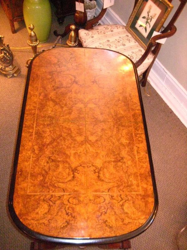 English Walnut Console Table