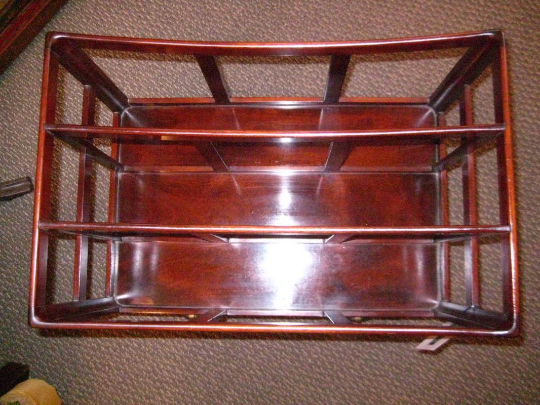 English Mahogany Canterbury