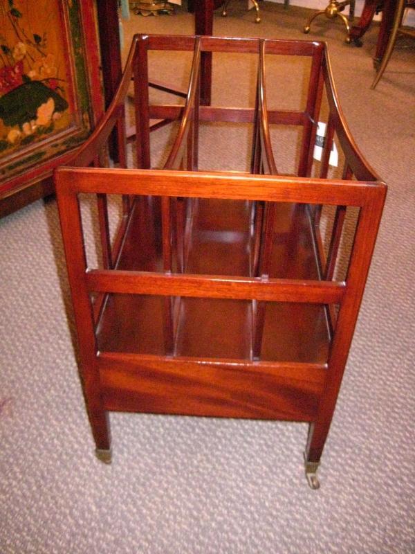 English Mahogany Canterbury