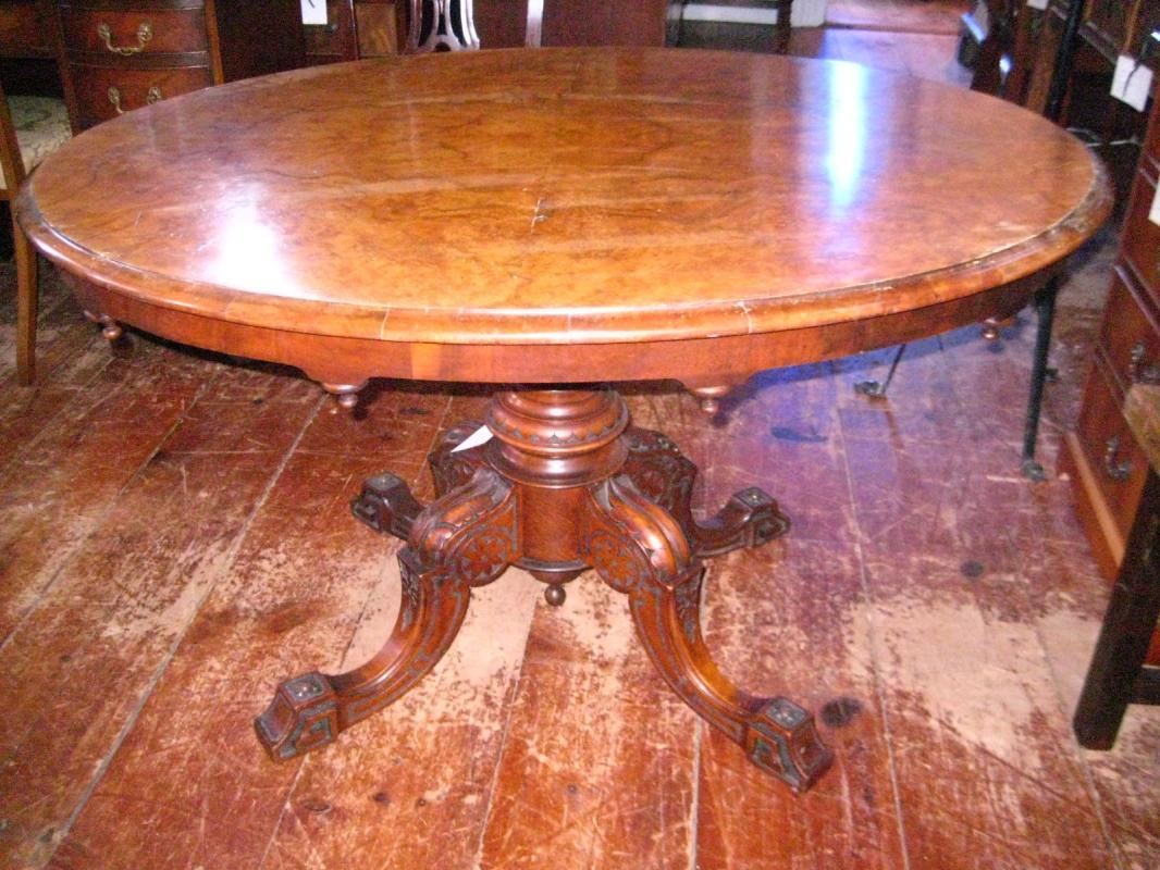 English Oval Breakfast Table