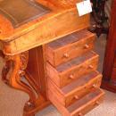 English Davenport Walnut Desk