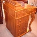 English Davenport Walnut Desk