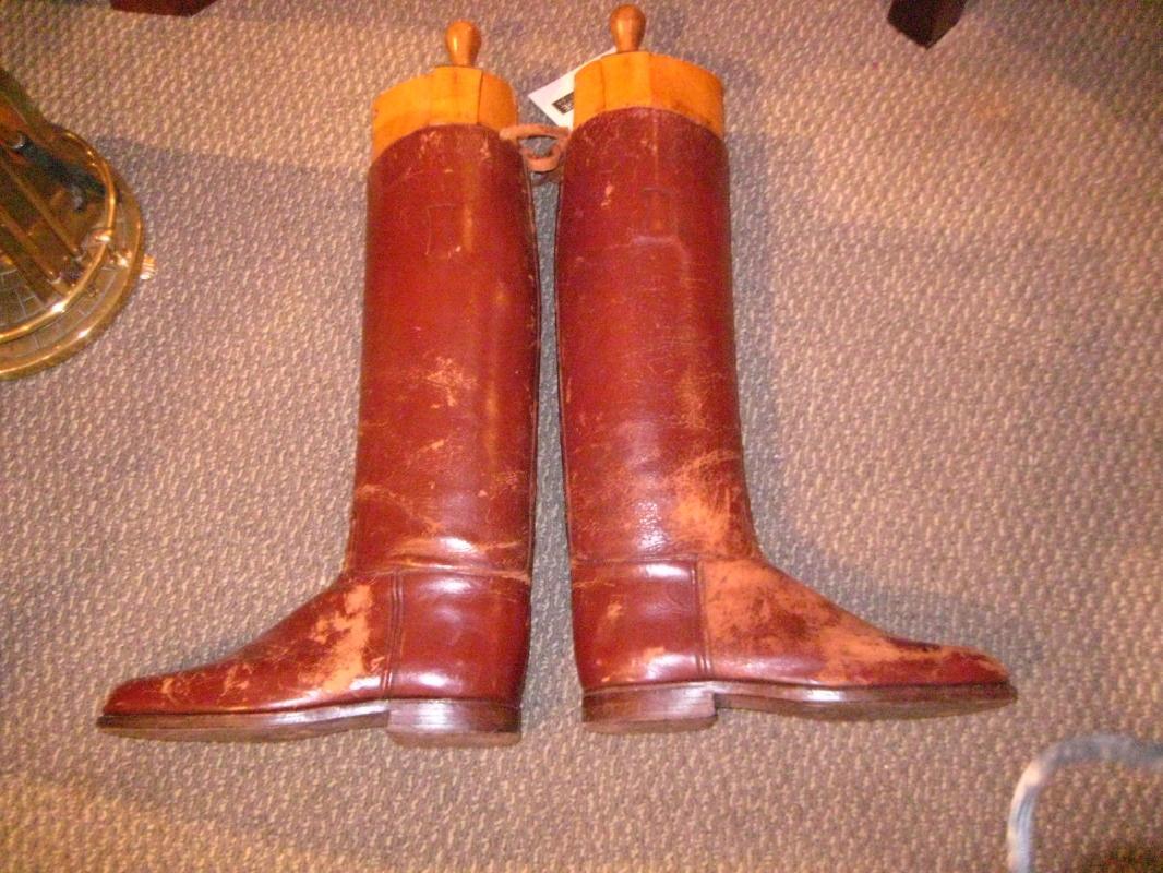 English Leather Riding Boots