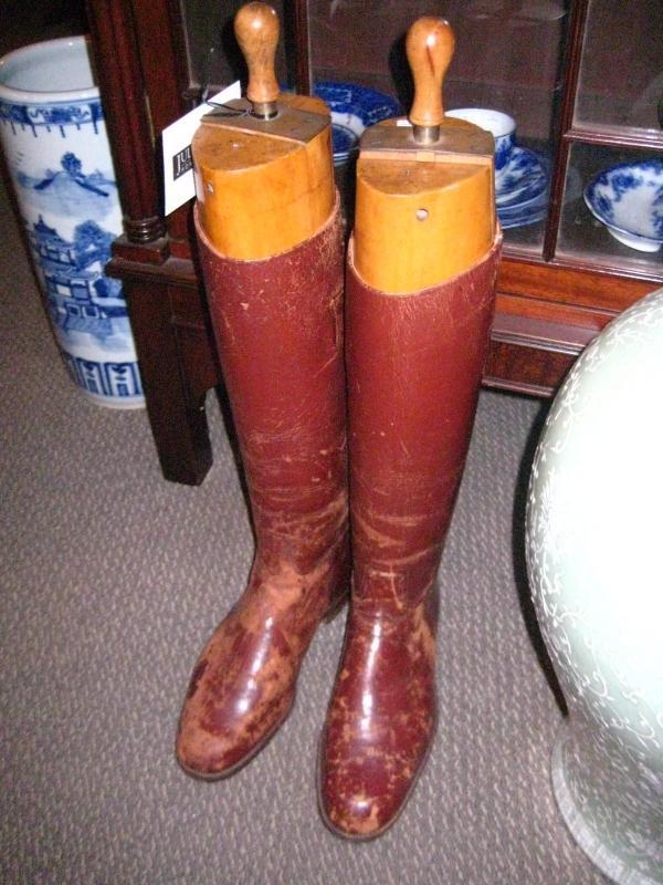 English Leather Riding Boots