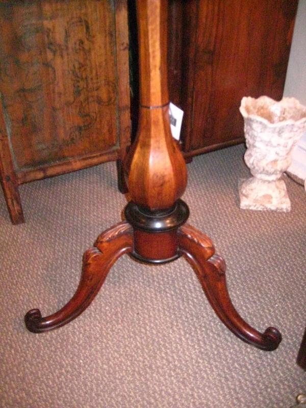 English Inlaid Game Table