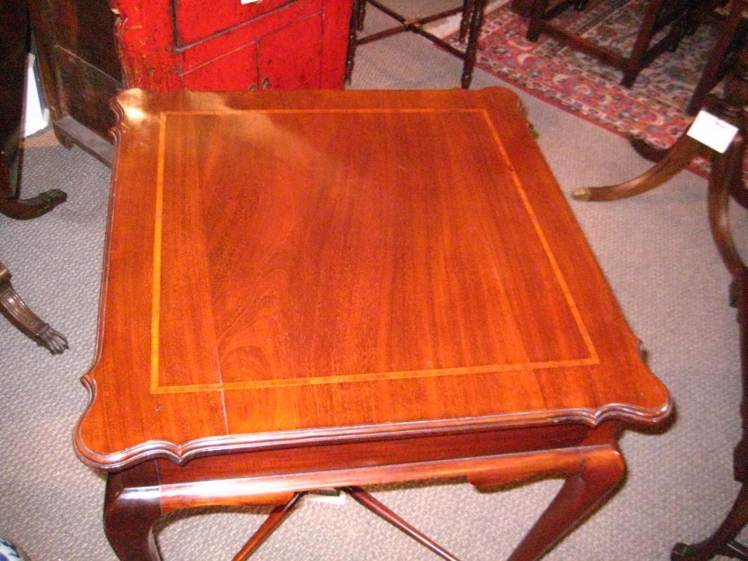 English Inlaid Side Table