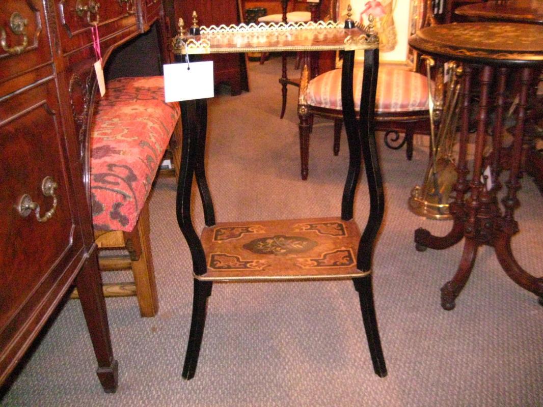 English Two Tier Side Table