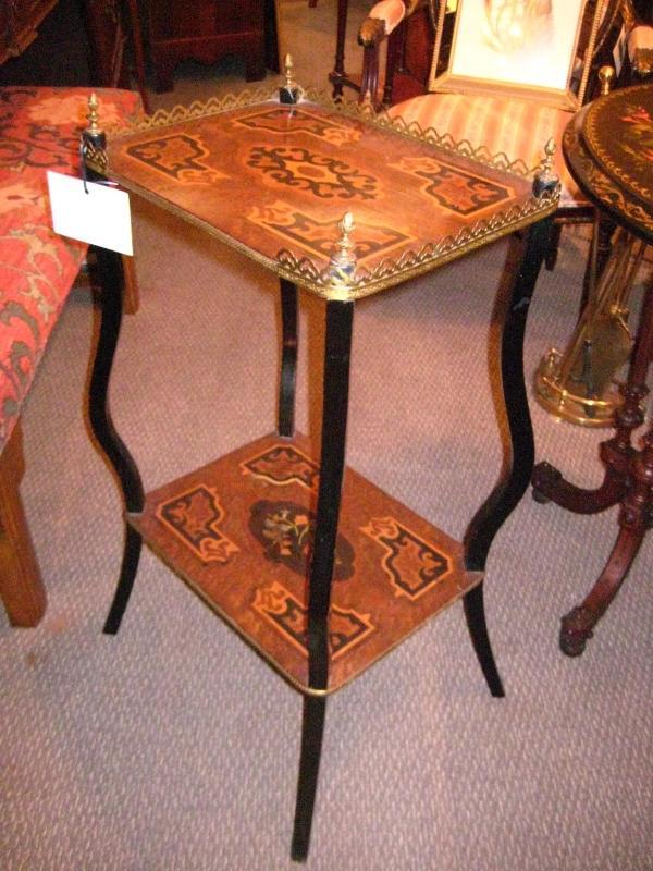 English Two Tier Side Table