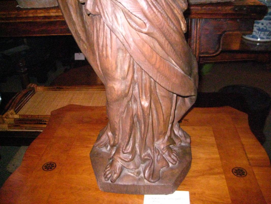 Italian Sculpture of Shepard Carrying A Lamb