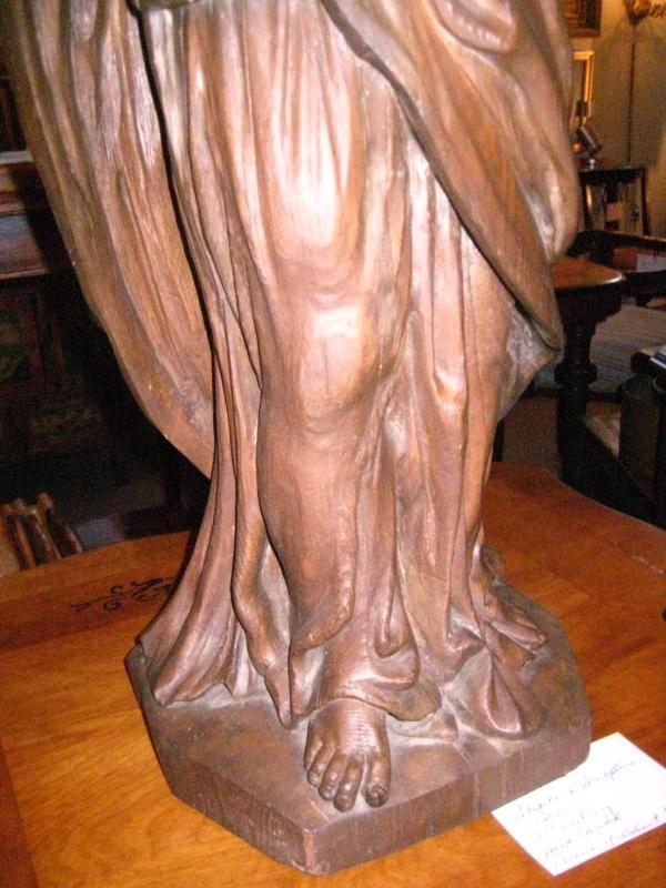 Italian Sculpture of Shepard Carrying A Lamb