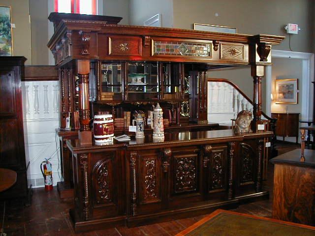 English Mahogany Bar
