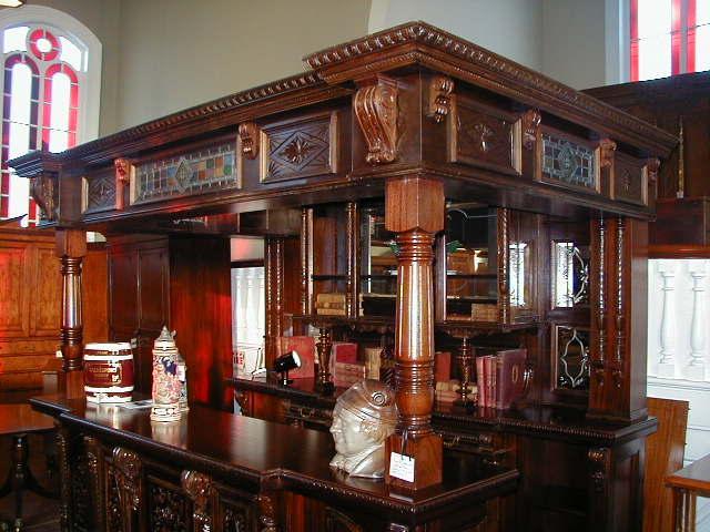English Mahogany Bar