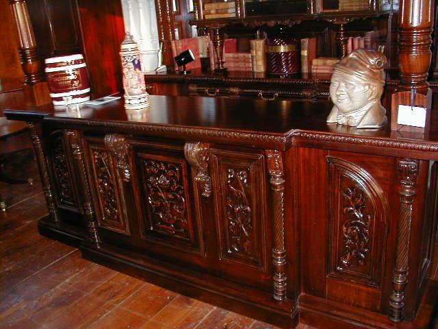 English Mahogany Bar