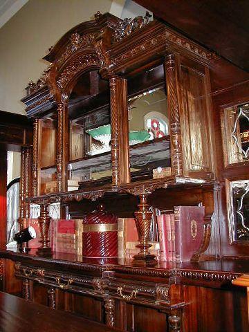 English Mahogany Bar