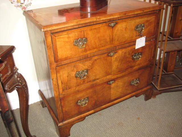 English Chest of Drawers Walnut