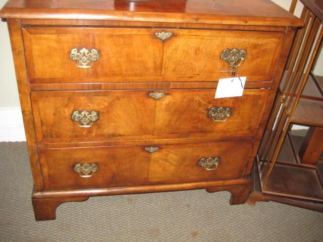 English Chest of Drawers Walnut