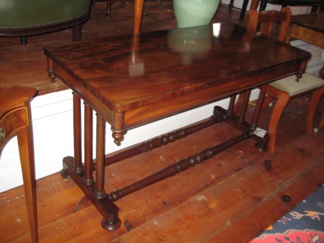 English Library Table in Mahogany