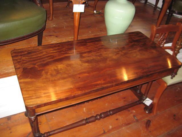 English Library Table in Mahogany