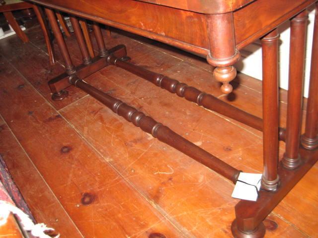 English Library Table in Mahogany