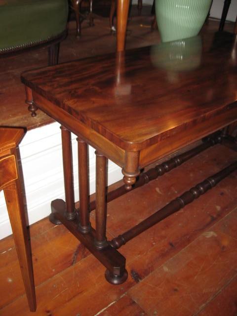 English Library Table in Mahogany