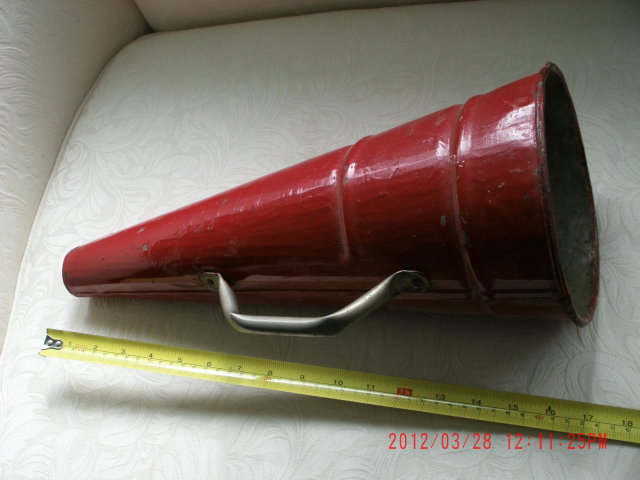 Antique Megaphone...made of Tin metal__Large 17