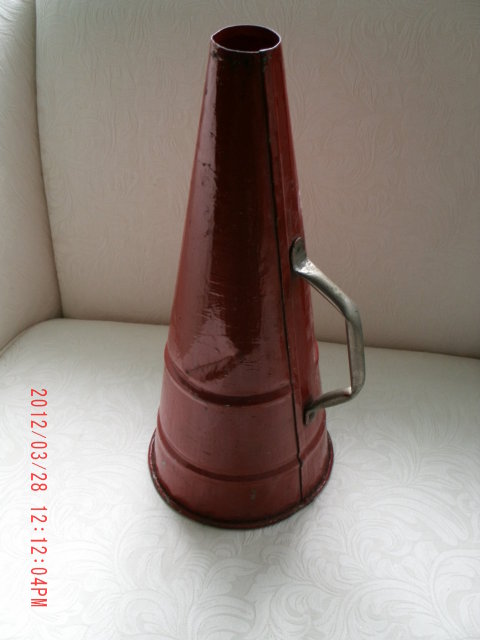 Antique Megaphone...made of Tin metal__Large 17