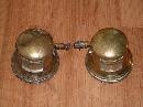 YOU FOUND IT, RIGHT HERE _ Rare Find _PAIR of Circa 1913 _1914 _1915 Solid Brass CADILLAC Cowl Lamps Signed: Gray Davis curved Dome Glass and Curved Bevelled Glass on Side Beautiful Design