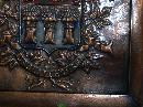This is Rare Old & HEAVY 7 1/2 LBS School House SOLID COPPER PLAQUE ~ ORIGINAL ART~ Signed by Artist. from Saskatchewan, Canada ~ LARGE 16