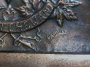 This is Rare Old & HEAVY 7 1/2 LBS School House SOLID COPPER PLAQUE ~ ORIGINAL ART~ Signed by Artist. from Saskatchewan, Canada ~ LARGE 16