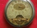 Excellent WORKING 8 Day HEBDOMAS Pocket Watch SILVER pocketwatch + Case+ GOLD Ornate CHAIN + GOLD locket