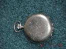 Excellent WORKING 8 Day HEBDOMAS Pocket Watch SILVER pocketwatch + Case+ GOLD Ornate CHAIN + GOLD locket