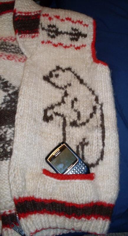 Vintage 1960's style of Cowichan Indian Sweater Hand Carded Sheeps Wool + Hand Knitted Native American Indian VEST __Rare Find_ One-of-a-Kind. Excellent Condition_ image