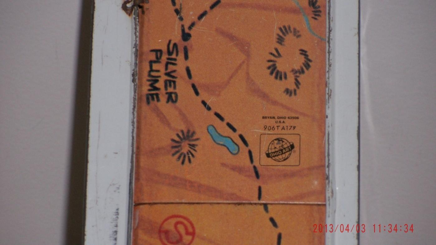WILD FRONTIER Go West Metal Lunch Box OHIO ART USA + Thermos