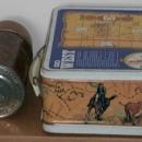 WILD FRONTIER Go West Metal Lunch Box OHIO ART USA + Thermos