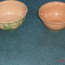 2pcs ELITE # 8 early ALBERTA POTTERIES + early MEDALTA POTTERY MIXING BOWLS