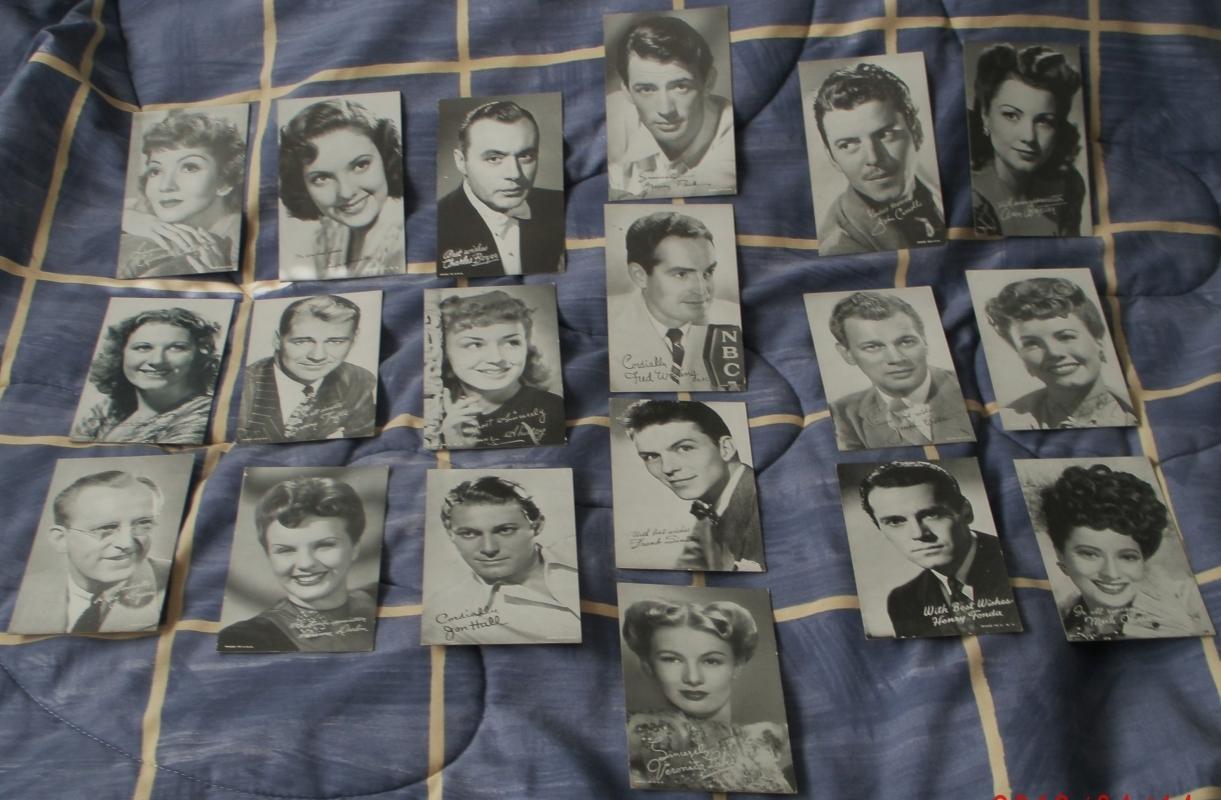 19 Vintage ARCADE Cards _ Exhibit Supply Co. Chicago USA _NBC Radio Television
