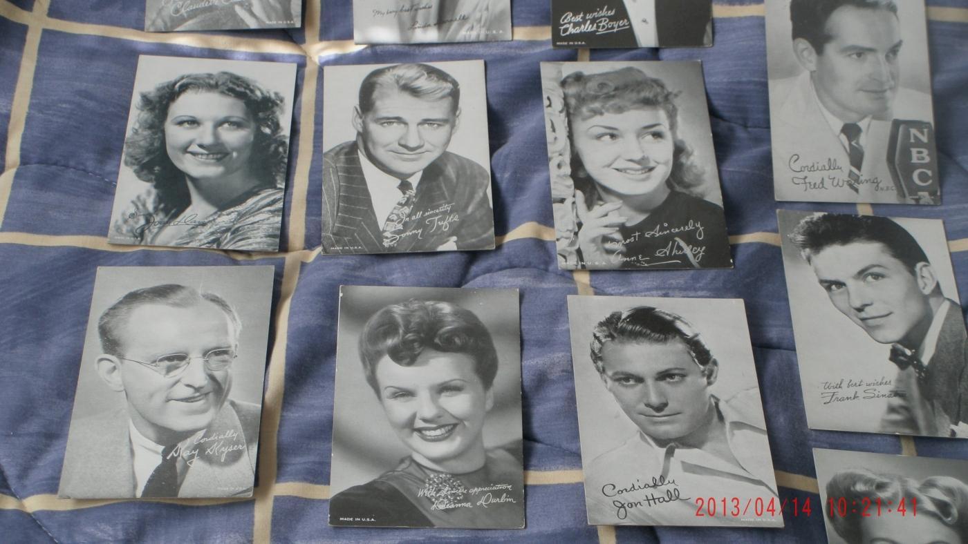 19 Vintage ARCADE Cards _ Exhibit Supply Co. Chicago USA _NBC Radio Television