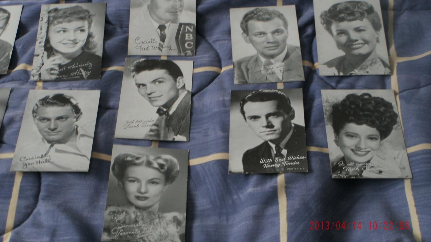 19 Vintage ARCADE Cards _ Exhibit Supply Co. Chicago USA _NBC Radio Television