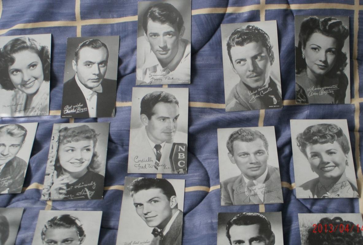 19 Vintage ARCADE Cards _ Exhibit Supply Co. Chicago USA _NBC Radio Television