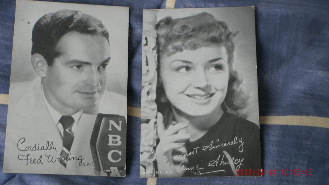 19 Vintage ARCADE Cards _ Exhibit Supply Co. Chicago USA _NBC Radio Television