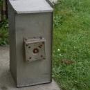 Circa 1930 Galvanized STEEL MAILBOX ( Large )