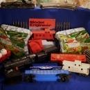 1950's 60's LIONEL SET & MARX Railroad TRAIN LOT Railway w/Metal Tunnel/Track/EL Transformer/6RR Magz TESTED WORKING